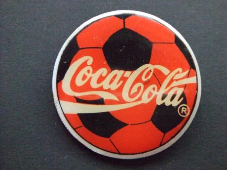 Coca Cola voetbal logo rood-zwart
